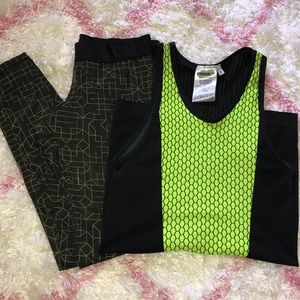 Women’s Gymshark Leggings + Tank Set | M size